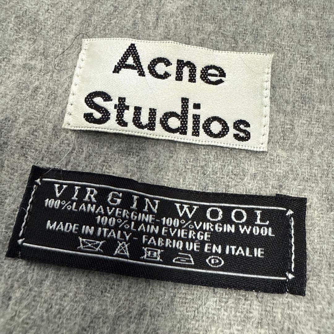 ♡Acne Studio♡大判マフラー♡グレー 旧タグ 美品