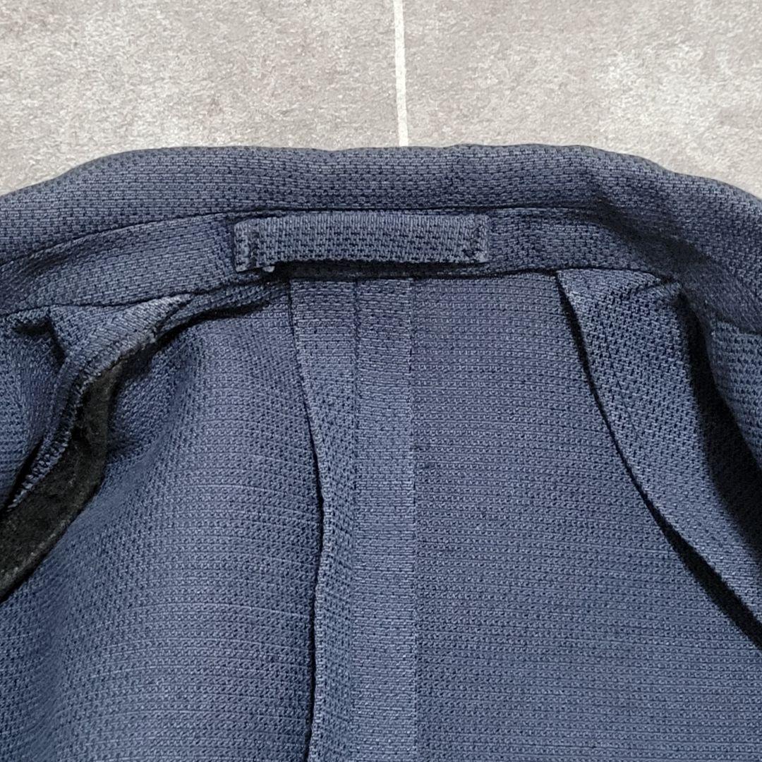 ★極美品 LARDINI 春夏 麻 リネン ネイビー テーラードジャケット 高級
