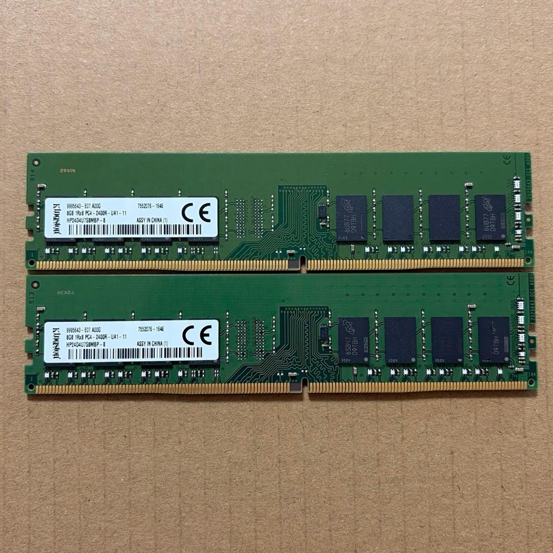 [35] デスクトップ PC メモリ8GBx2(16GB) DDR4 2400