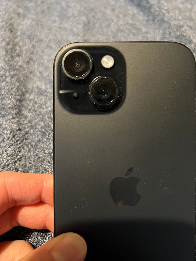 Apple iPhone15 本体　265G 画面のヒビ　ジャンク