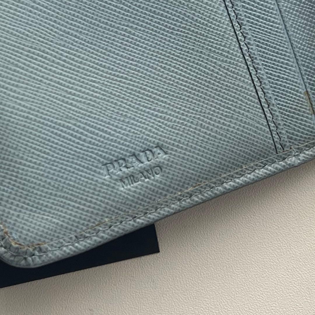 181 美品 PRADA プラダ 2つ折り財布