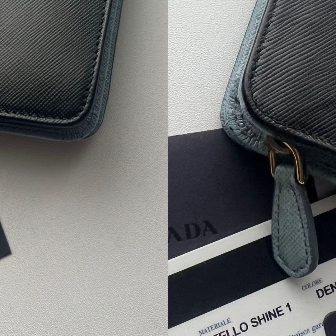 181 美品 PRADA プラダ 2つ折り財布