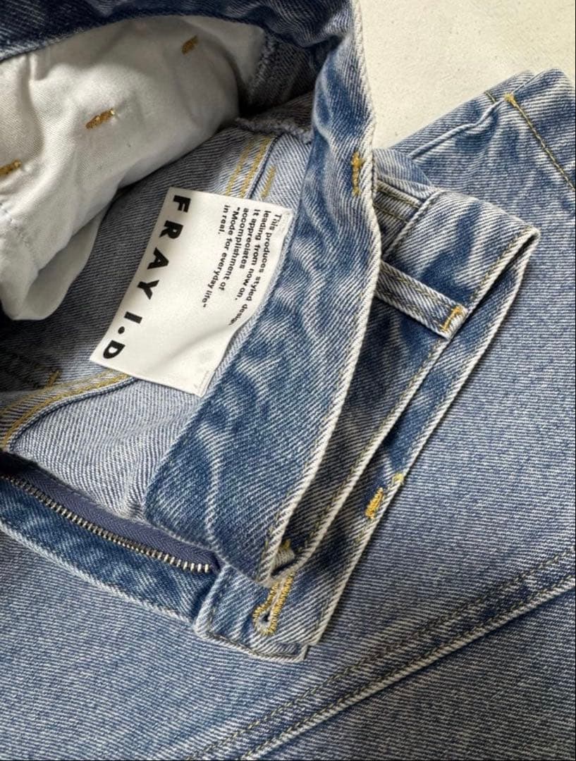 fray.id ハイウエストワイドデニムパンツ