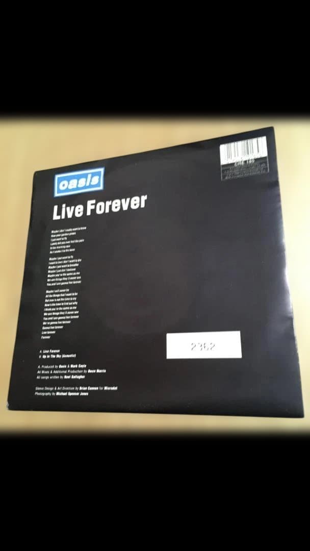 【超貴重】Oasis 『Live Forever』7inch レコード