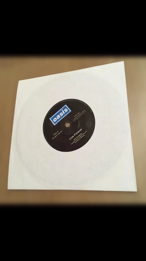 【超貴重】Oasis 『Live Forever』7inch レコード