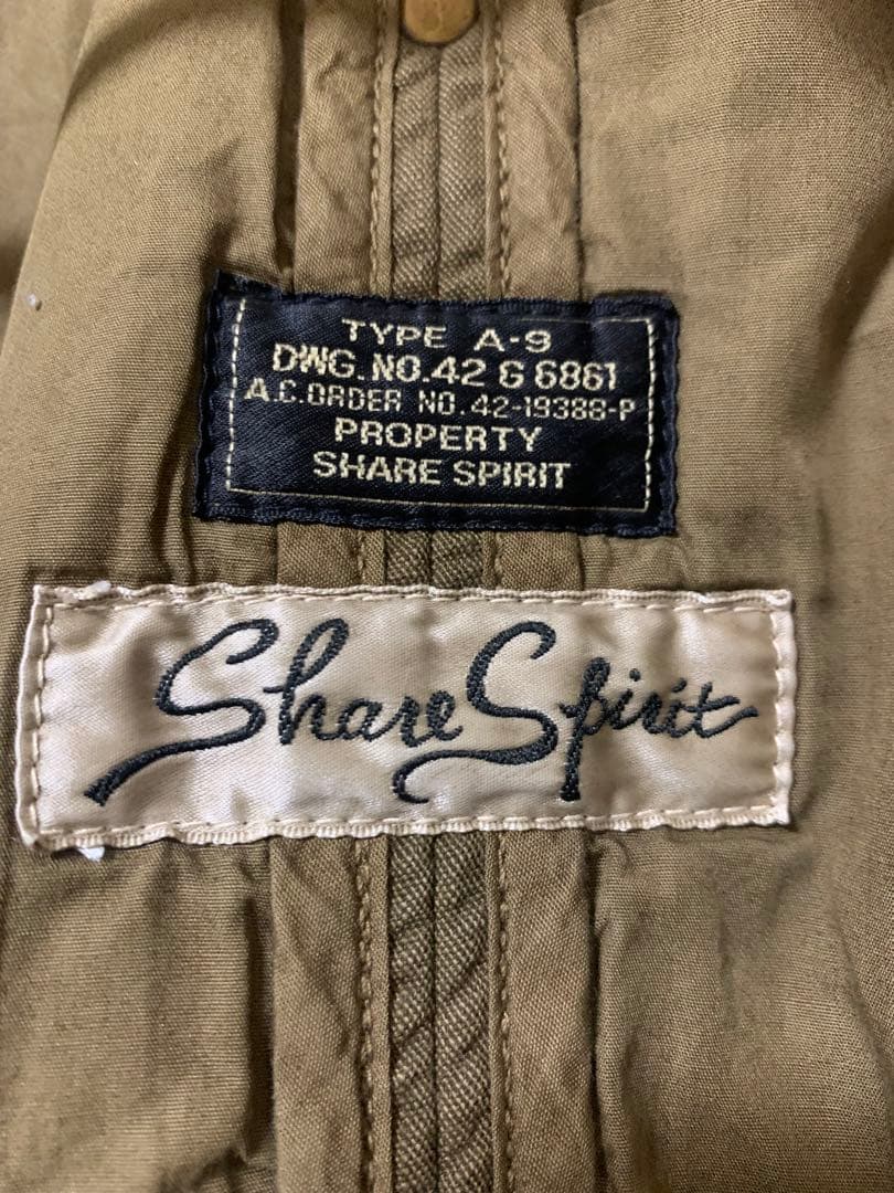 “Share spirit” double zip mods coat