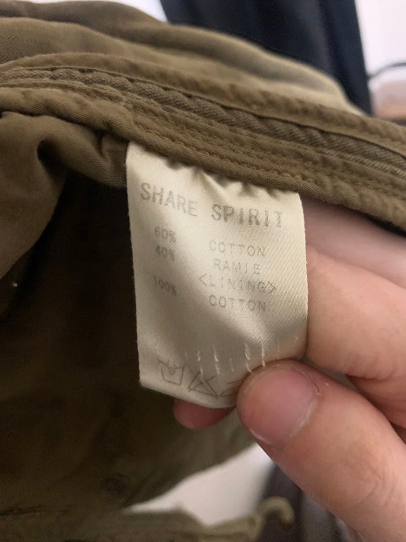 “Share spirit” double zip mods coat