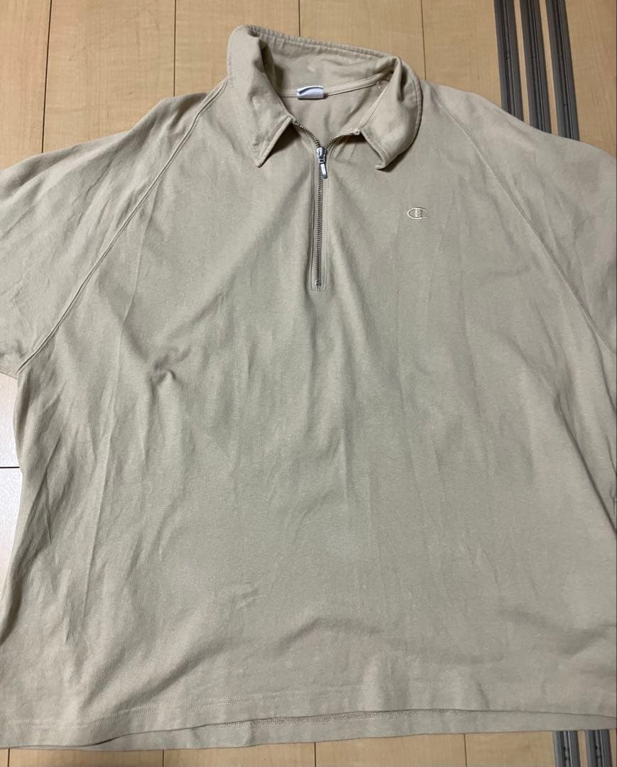 FRAMe WORK チャンピオン 別注JERSEY HALF ZIP TEE