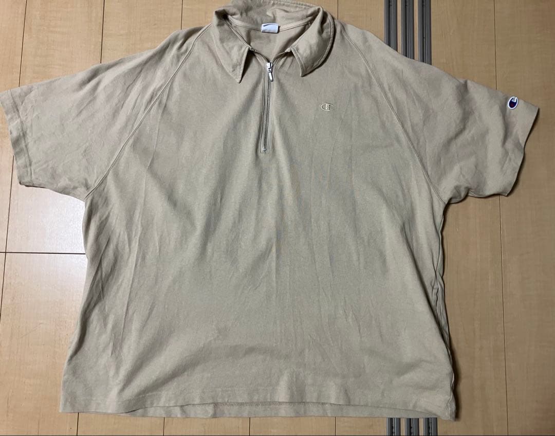 FRAMe WORK チャンピオン 別注JERSEY HALF ZIP TEE