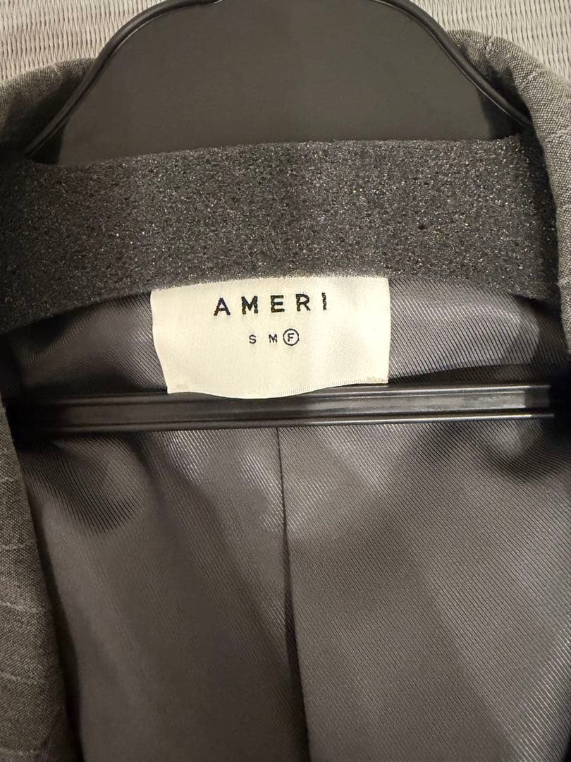 Ameri VINTAGE ダブルジャケット グレー　アメリヴィンテージ