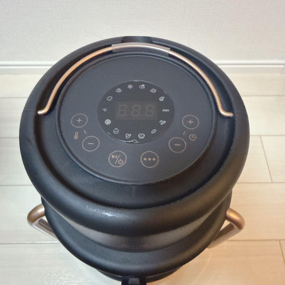 【超美品】BRUNO ガラスエアフライヤー ノンフライヤー ブラック