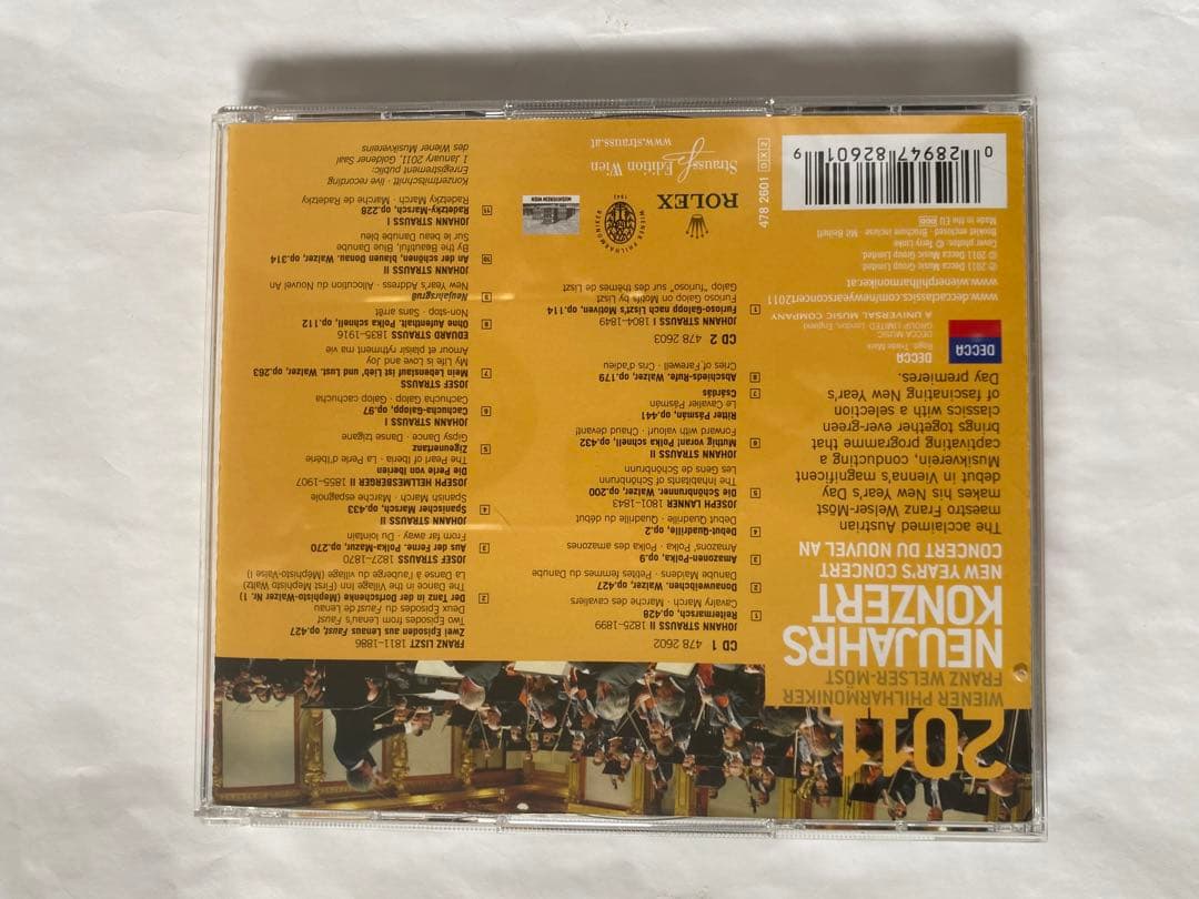 ニューイヤーコンサート 2002-2014 10本CD