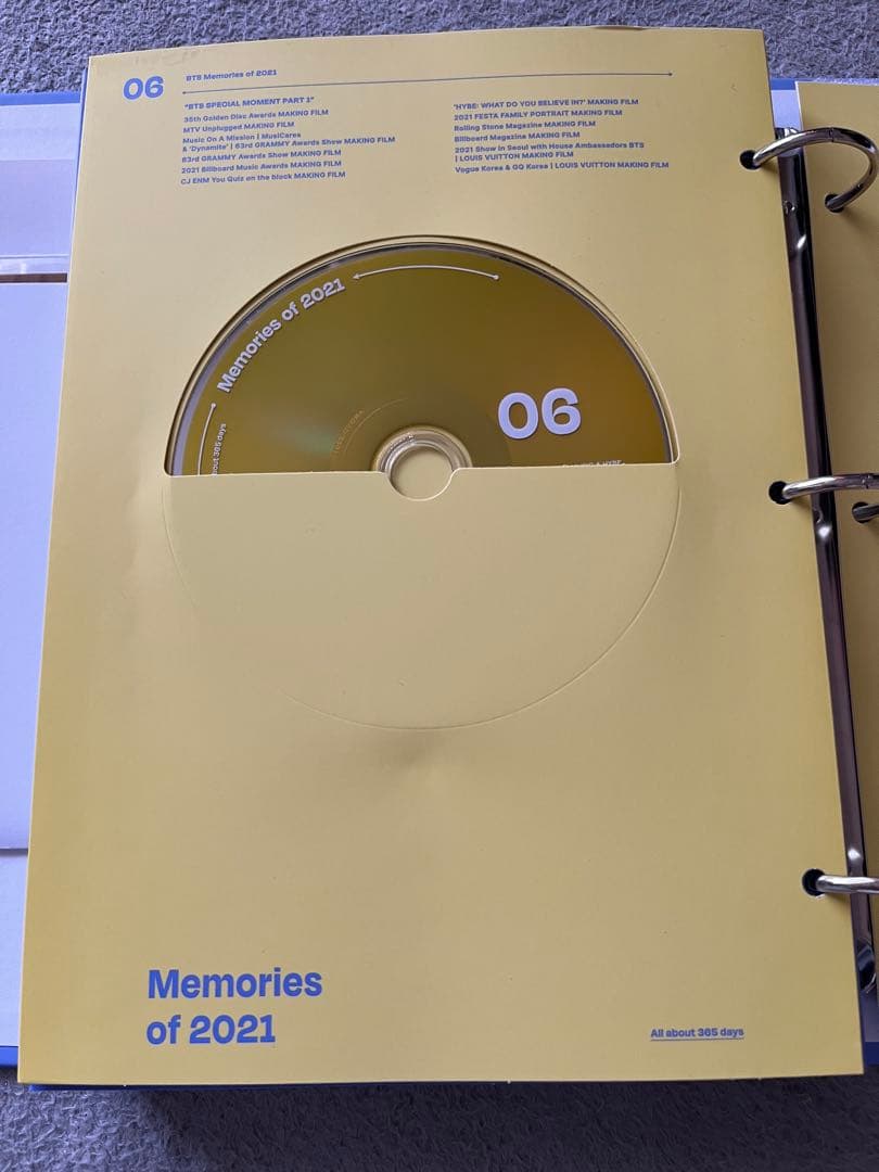 Memories of 2021 DVD アルバム