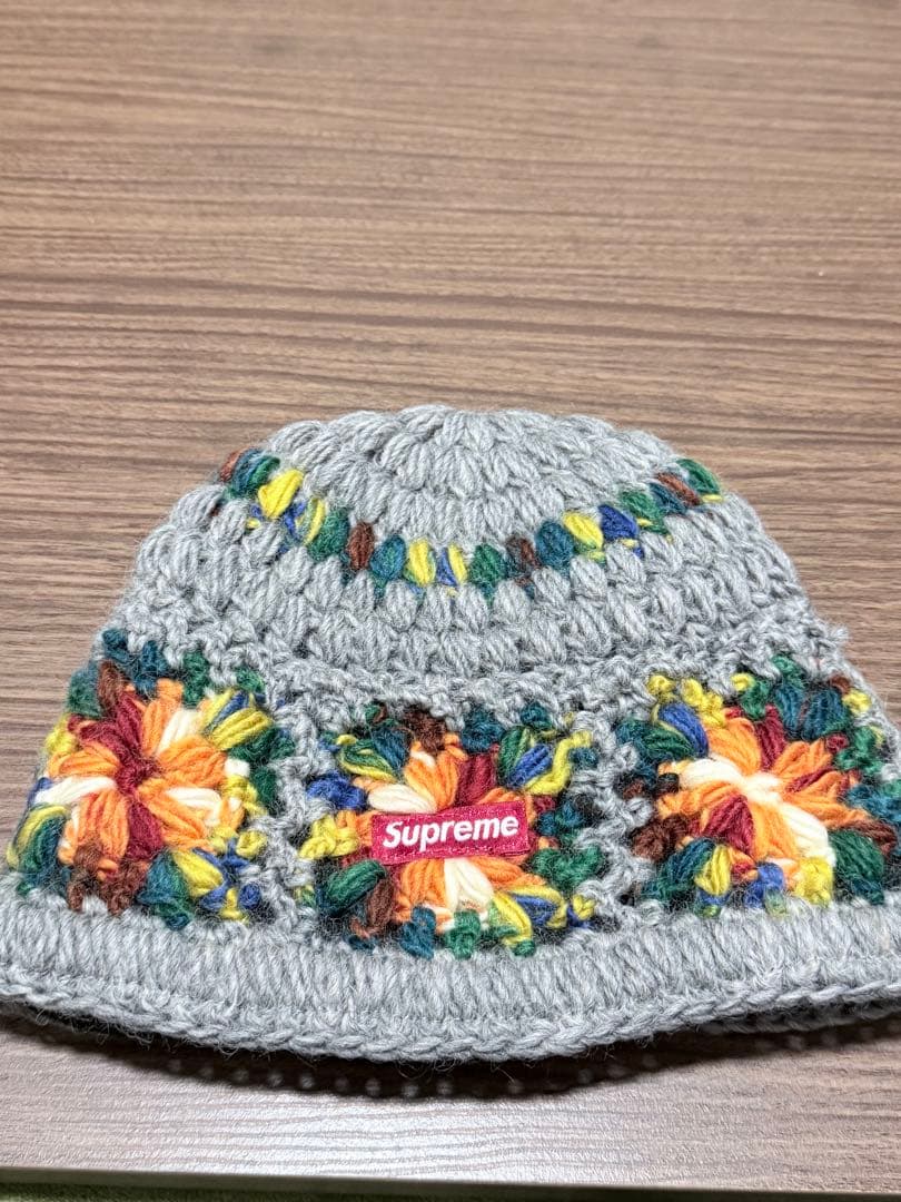 0*7様 Supreme / Crochet Beanie（Heather Gr