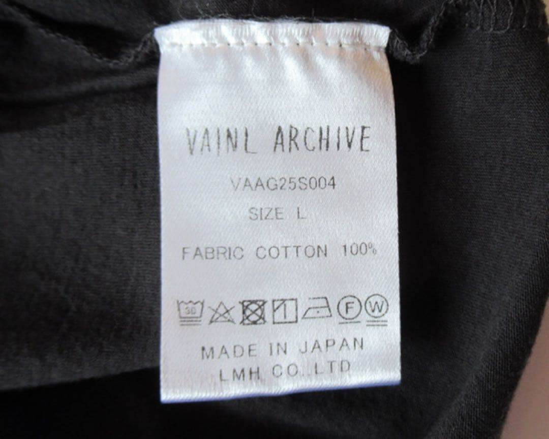 2025SS VAINL ARCHIVE MARCUS サイズL /Tシャツ