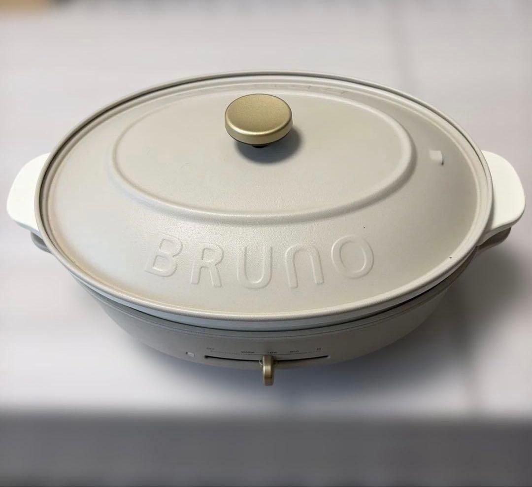 週末値引【BRUNO】オーバルホットプレート BOE053 USED