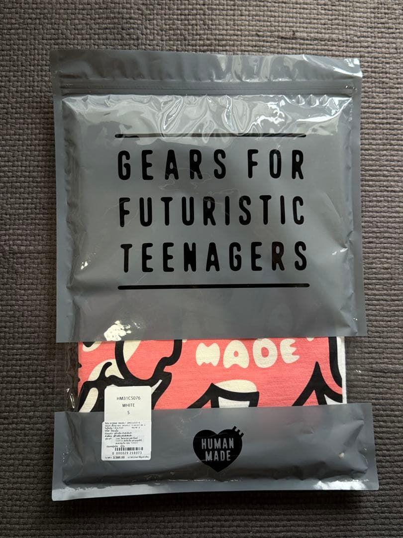 【即完売】HUMAN MADE バンコク限定Tシャツ((白) Sサイズ 未開封