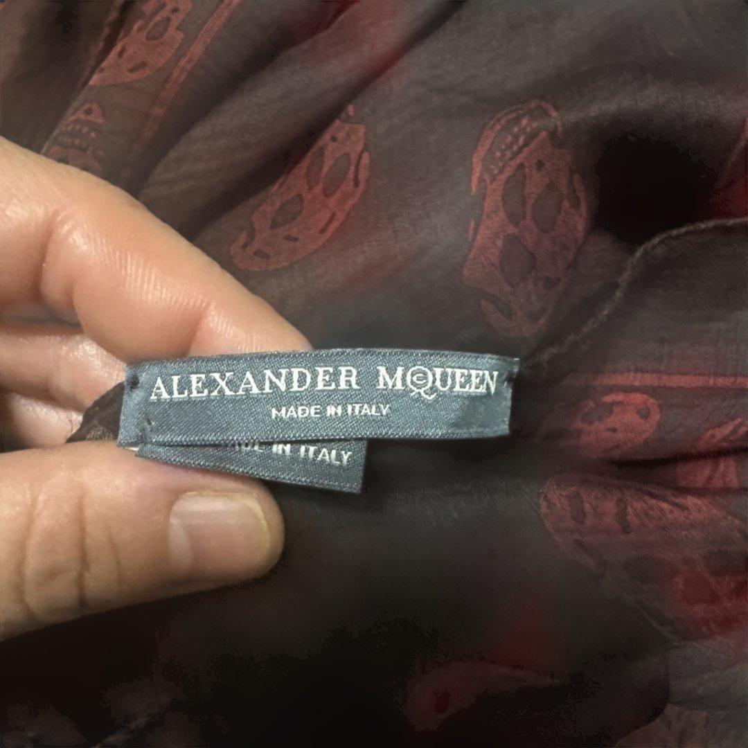 ALEXANDER MCQUEEN スカル柄ストール