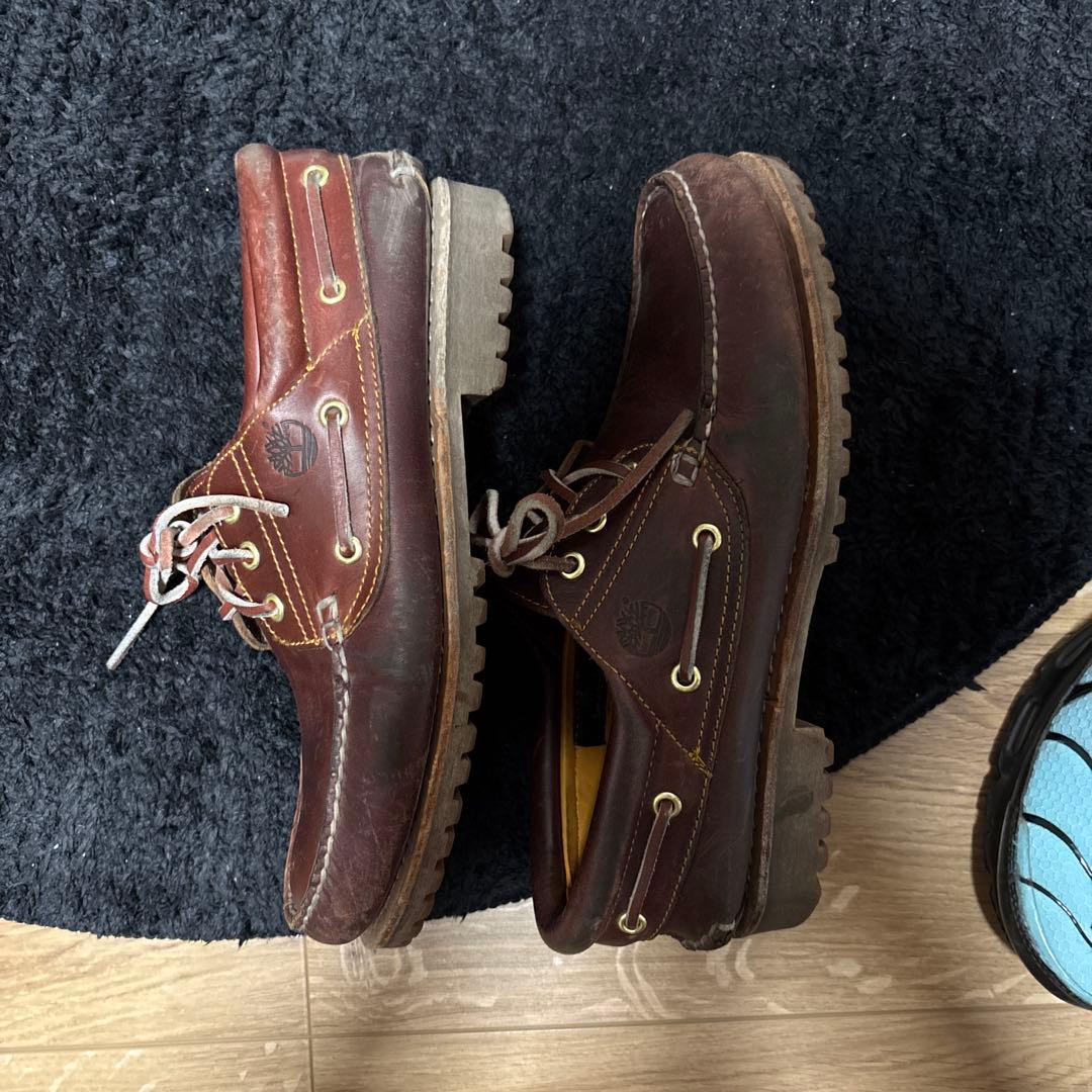 Timberland 3eye ダークブラウン デッキシューズ