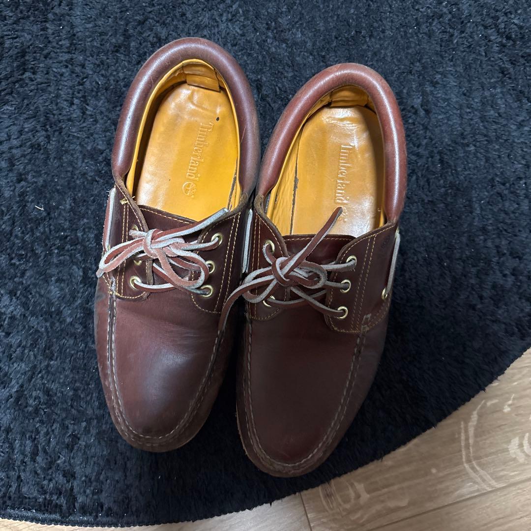 Timberland 3eye ダークブラウン デッキシューズ