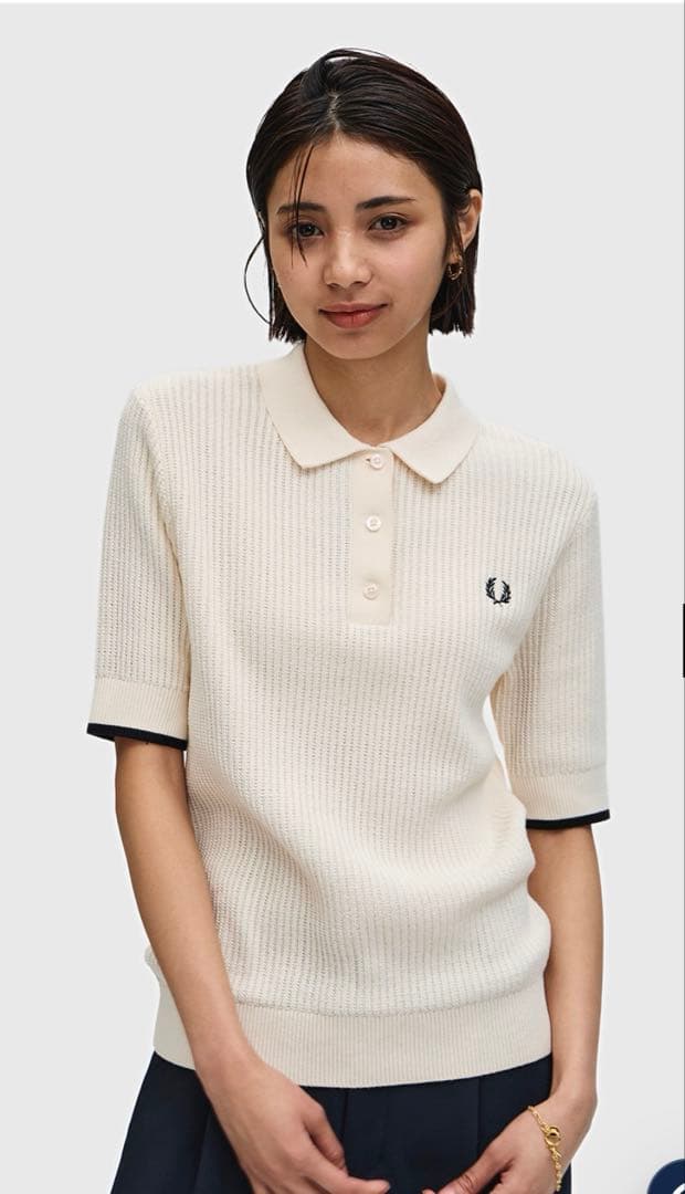 ⭐︎お値下げ中【新品未使用タグ付き】FRED PERRY ニットポロシャツ