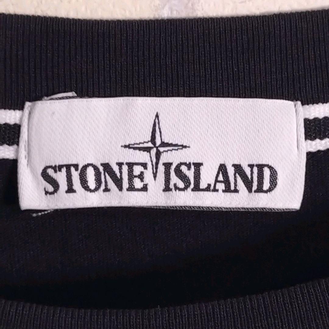 ストーンアイランド★センターロゴ コンパス バックプリント 半袖 Tシャツ XL