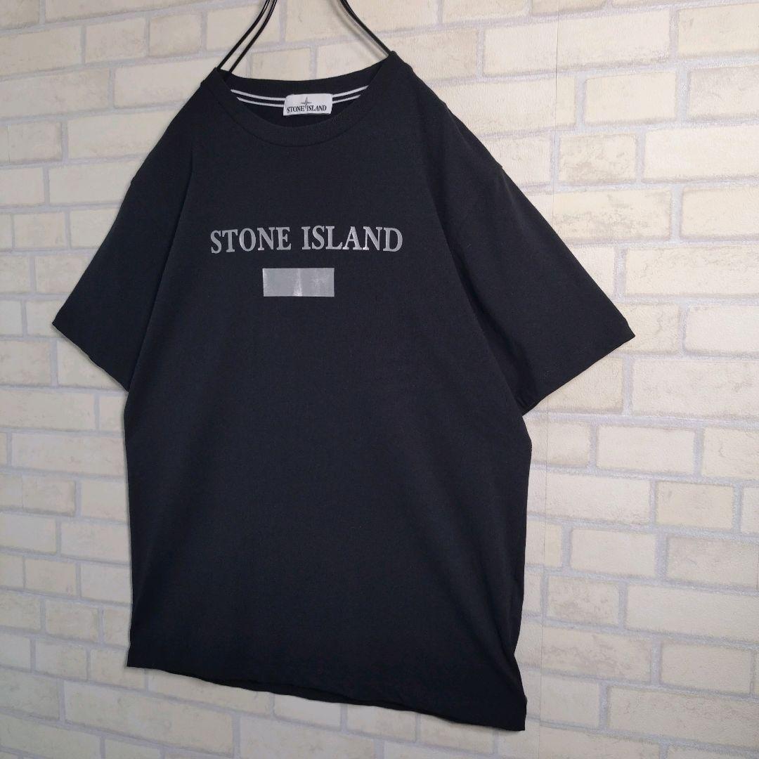 ストーンアイランド★センターロゴ コンパス バックプリント 半袖 Tシャツ XL