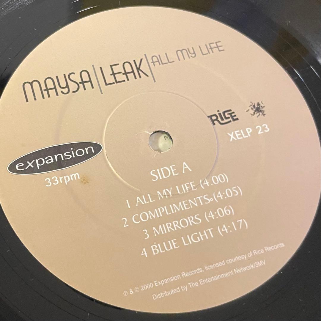 MAYSA LEAK ALL MY LIFE ￼ incognito LP￼