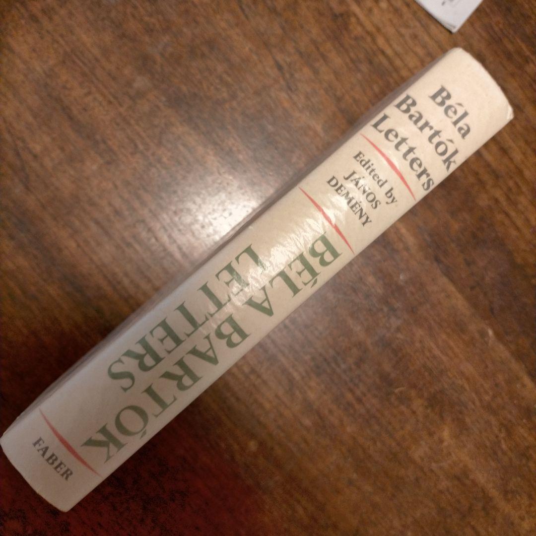洋書 Bela Bartok Lettres
