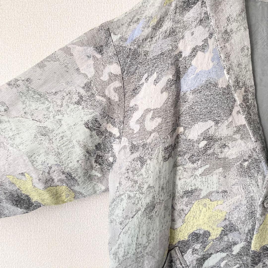 【美品】sneeuw ジャケット ジャガード グレー