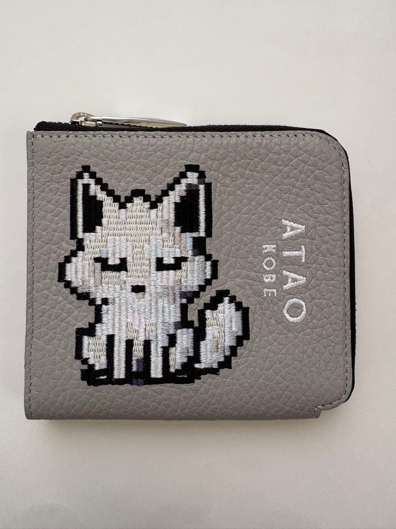 ATAO チェス・ZOO ホリデーコレクション 白狐 二つ折り財布