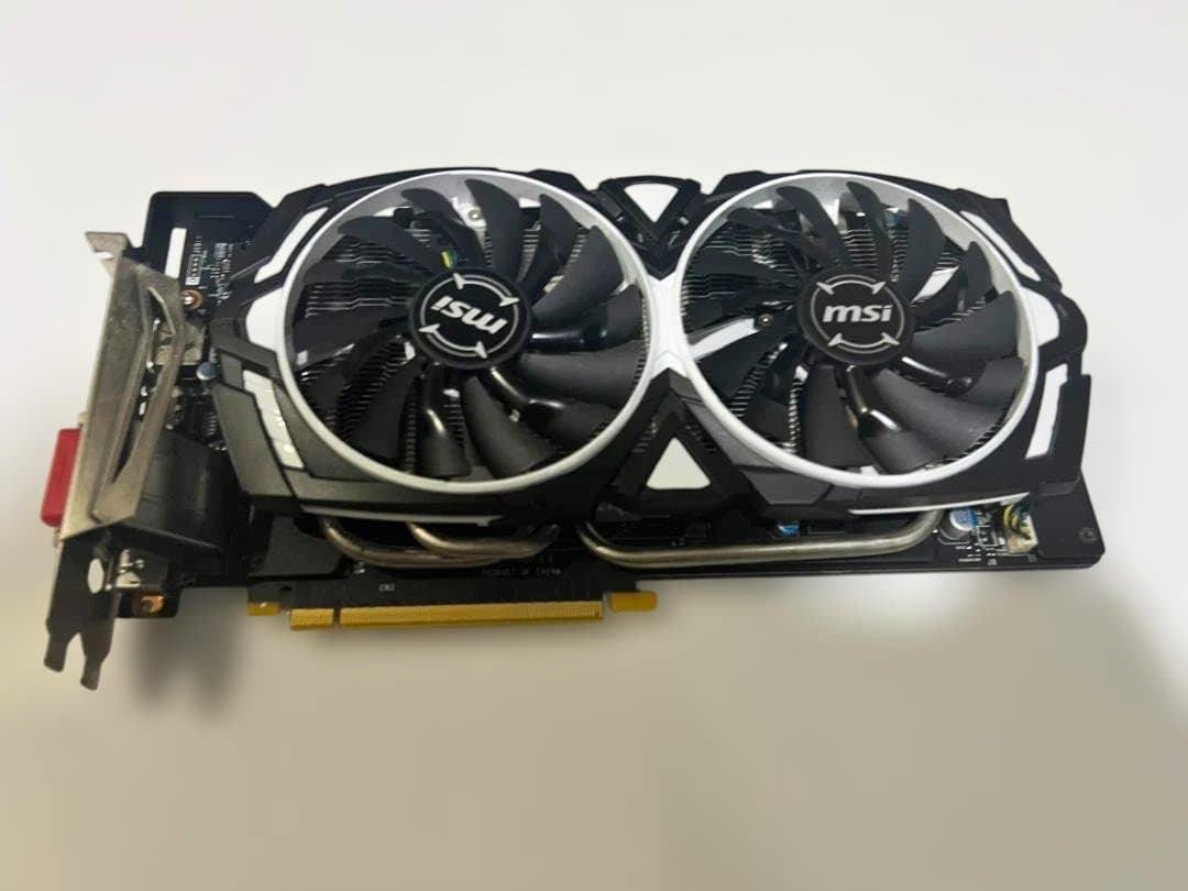 s*x様 MSI GTX1080 ARMOR 8GB 動作確認済 カスタムBP付