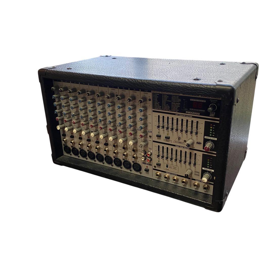 【ジャンク】BEHRINGER PMX2000 ミキサー　パワードミキサー