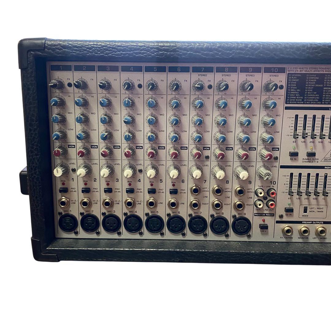 【ジャンク】BEHRINGER PMX2000 ミキサー　パワードミキサー