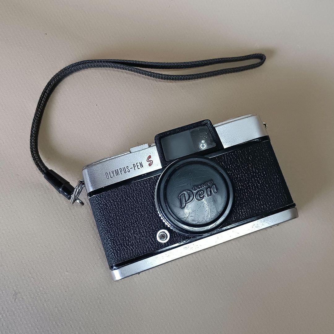 フィルムカメラ【重整備、完動品】オリンパスペンS2.8