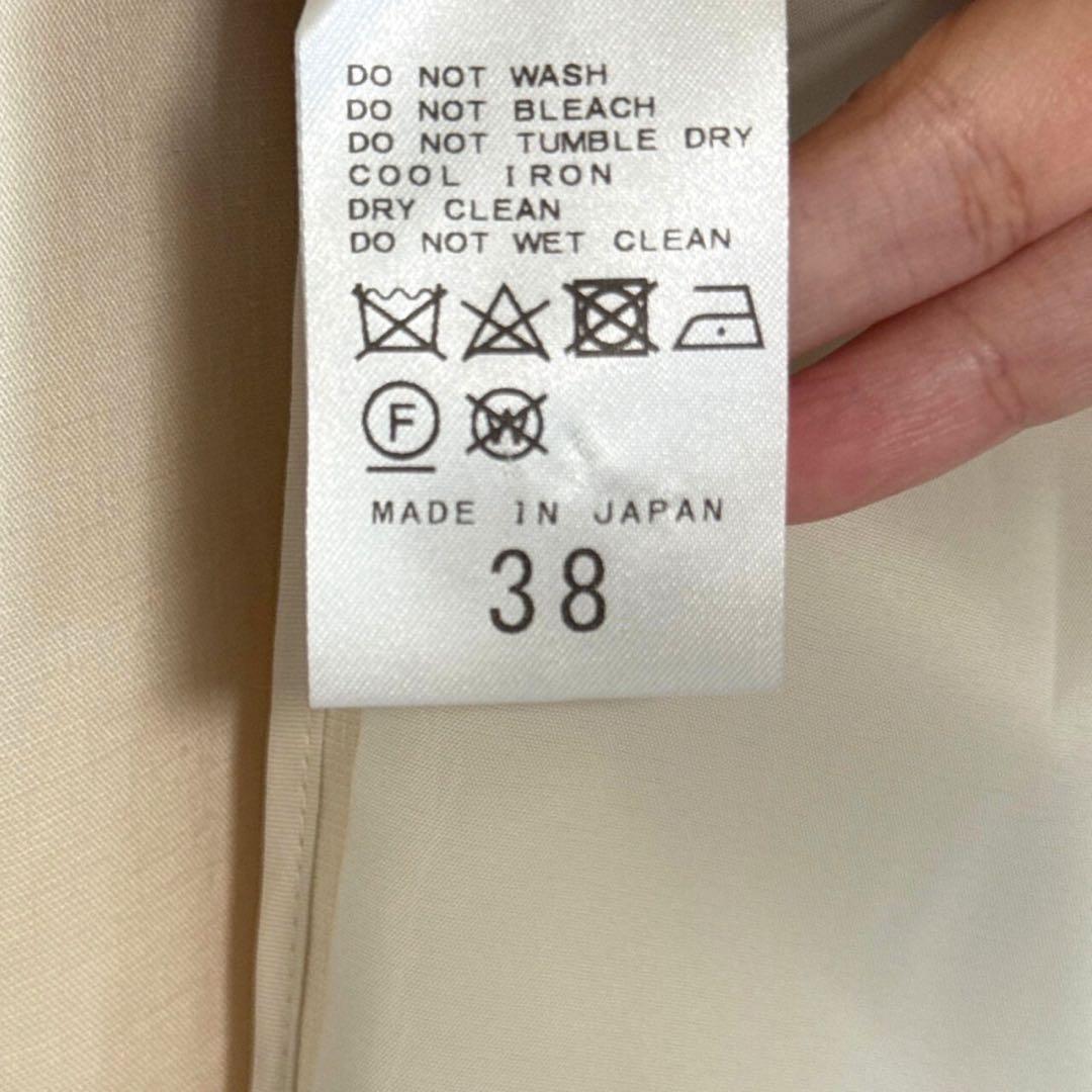 NOBLE 23SS 麻ストレッチピークドラペルダブルジャケット