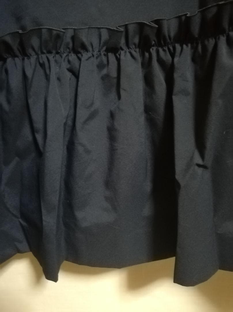 M'S GRACY 22AW カメリア ライナー付きコート フリル ネイビー36
