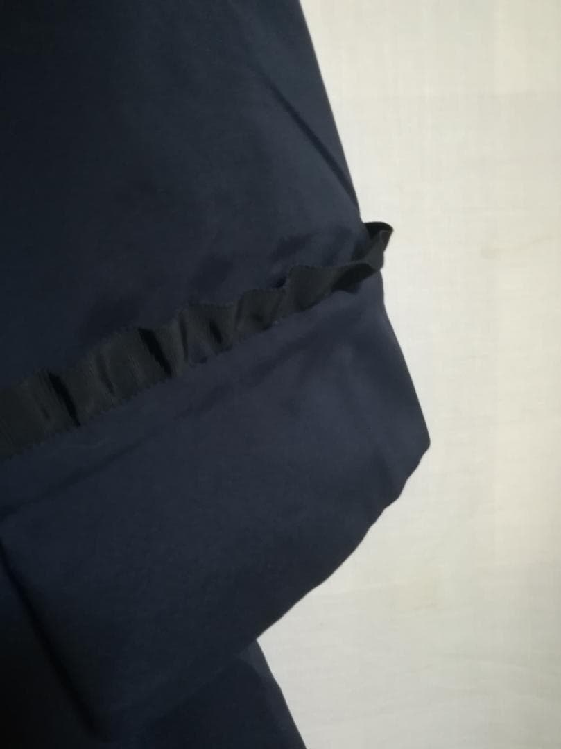 M'S GRACY 22AW カメリア ライナー付きコート フリル ネイビー36