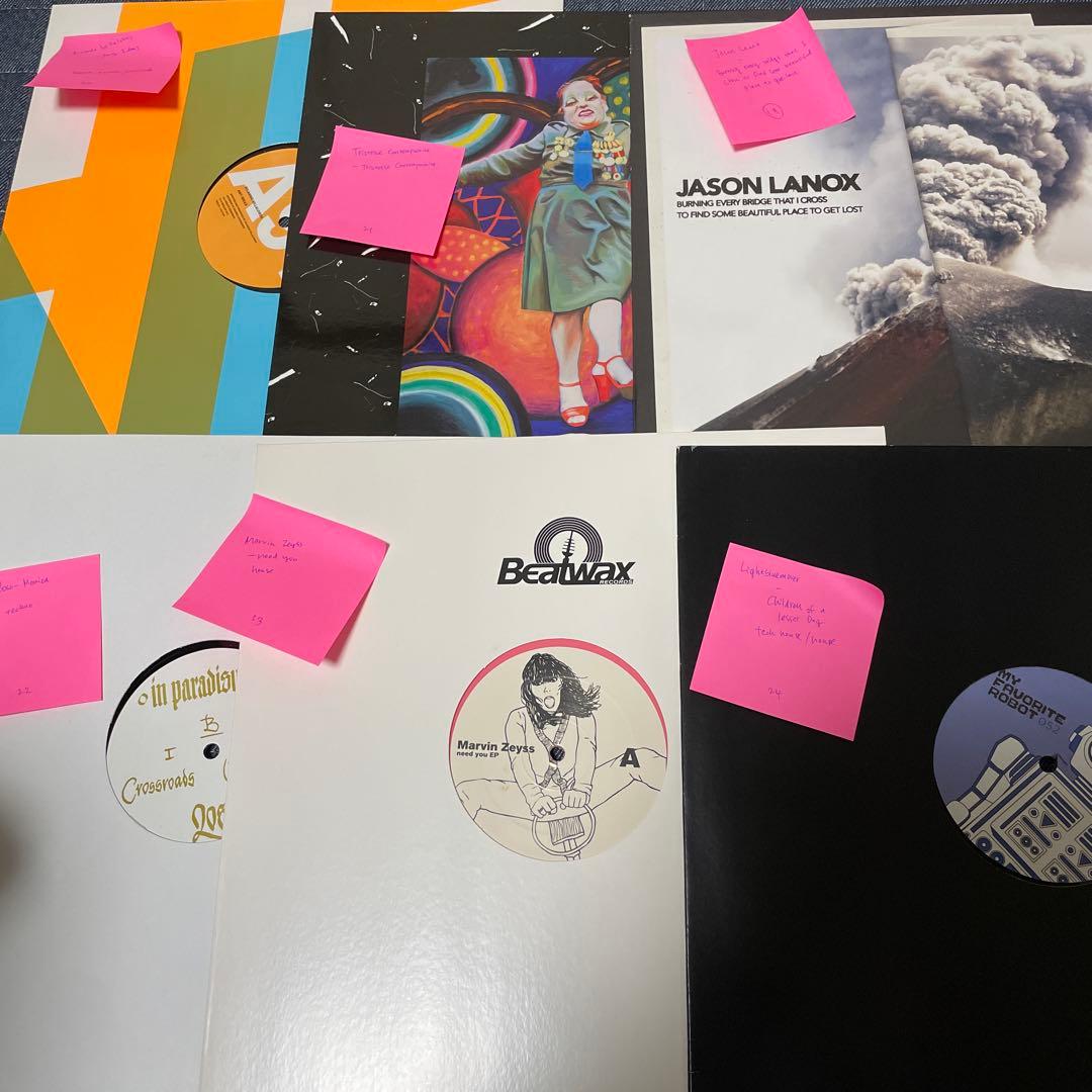 techno/tech house中心未使用レコード30枚　D