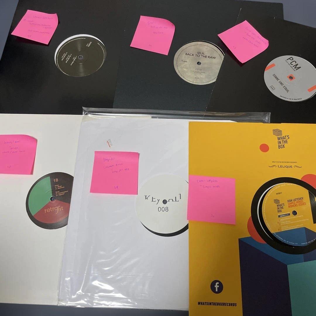 techno/tech house中心未使用レコード30枚　D