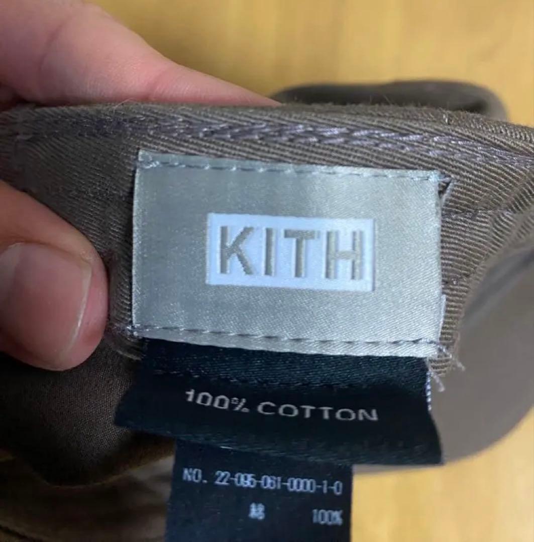 KITH ロゴキャップ ブラウン