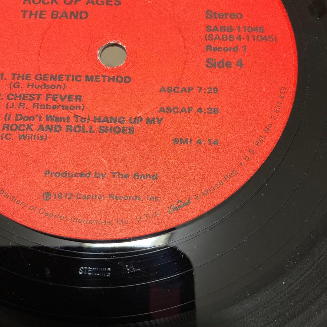 The Band Rock of Ages US盤レコード　ザ・バンド