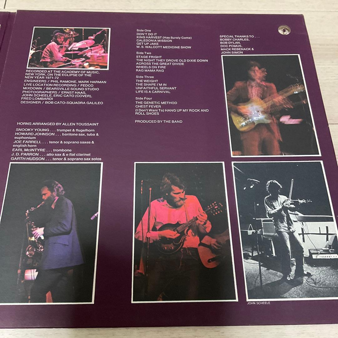 The Band Rock of Ages US盤レコード　ザ・バンド