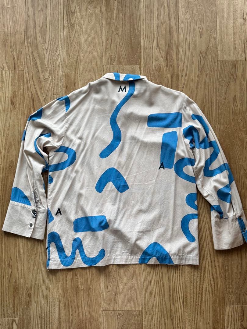 完売サイズ　thanks sea pajamas(クリーム×ブルー) Mサイズ
