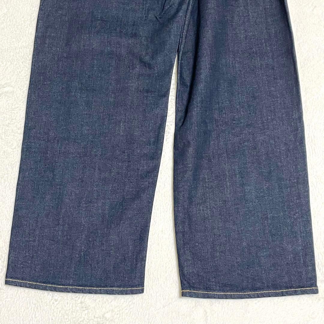【美品】YANUK ルーズストレート デニム JOAN 日本製 24
