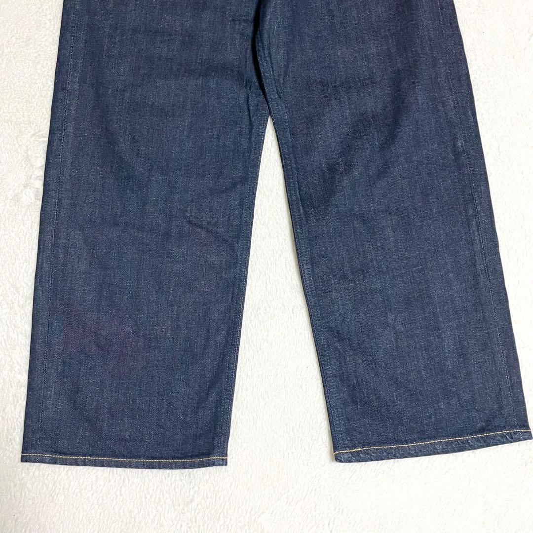 【美品】YANUK ルーズストレート デニム JOAN 日本製 24