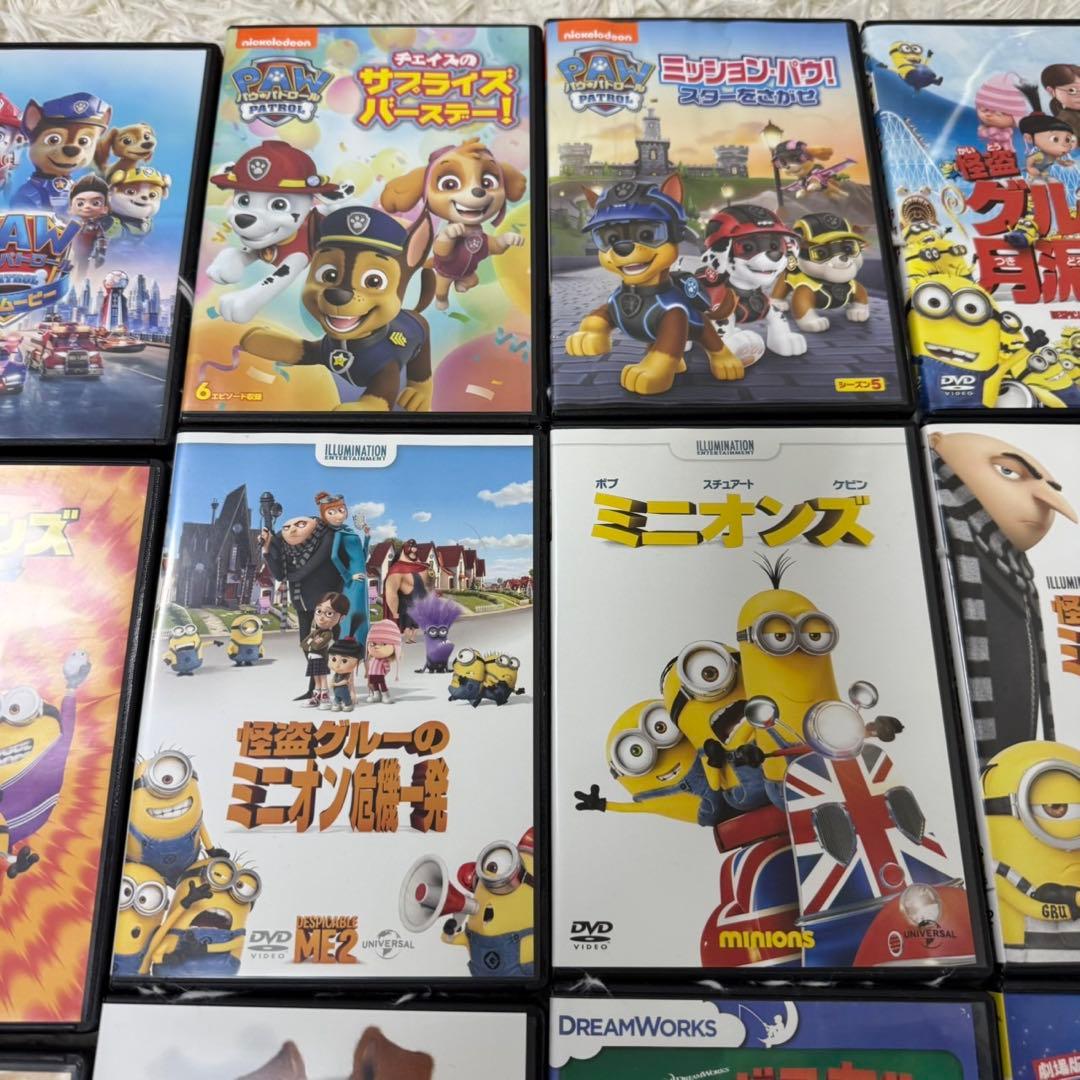 m*a様 DVD まとめ売り アニメ ミニオン パウパトロールザムービー シング