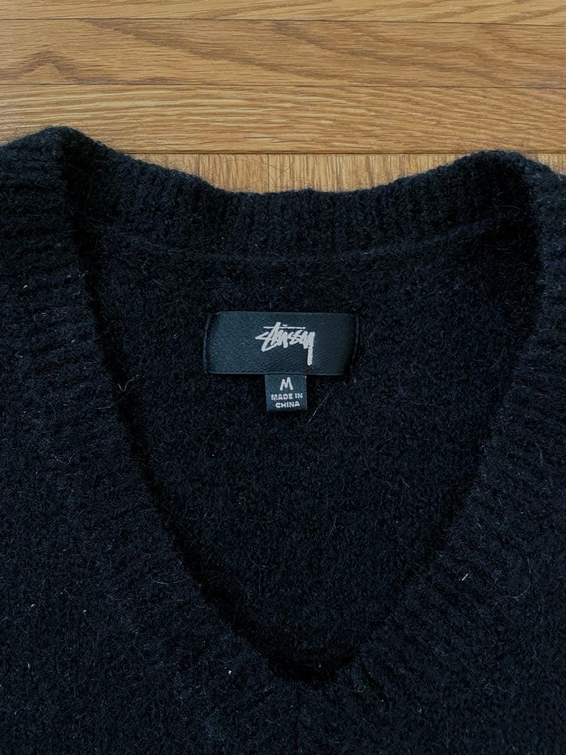 STUSSY モヘア ベスト M
