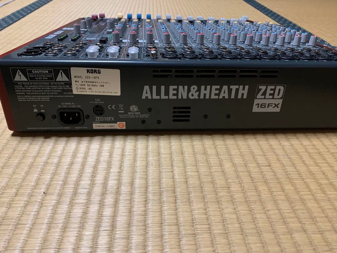 Allen &heath ミキサーZED 16FX おまけ付き