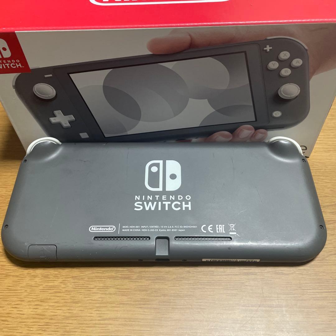 Nintendo SwitchLite グレー 本体 箱 おまけ付き